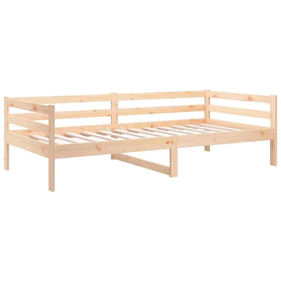 Lit de jour sans matelas 80x200 cm bois de pin massif - 7