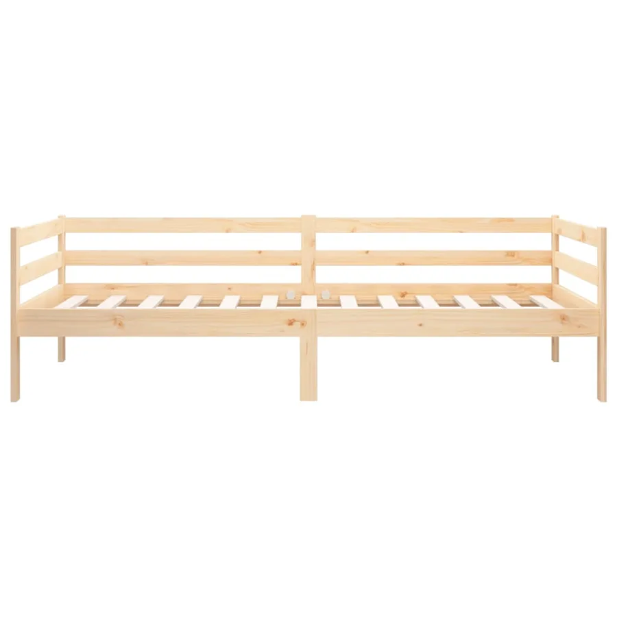 Lit de jour sans matelas 80x200 cm bois de pin massif - 8