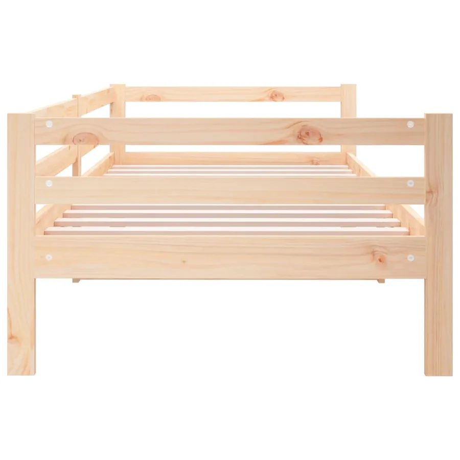 Lit de jour sans matelas 80x200 cm bois de pin massif - 9