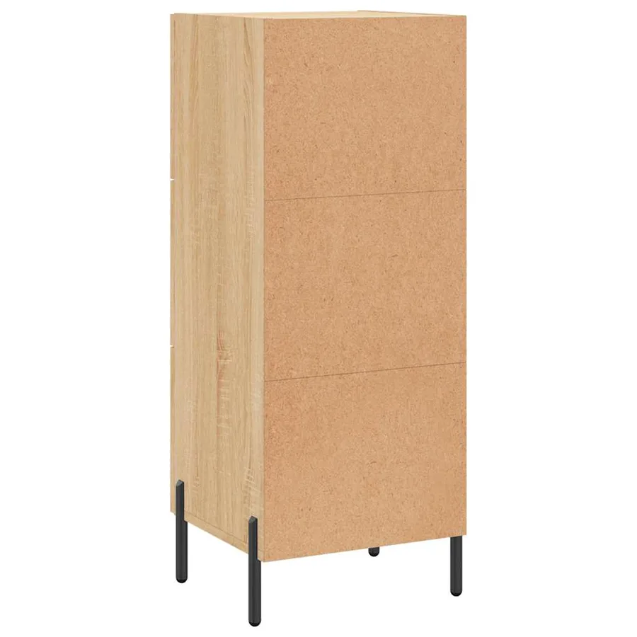 Buffet Chêne sonoma 34,5x34x90 cm Bois d'ingénierie - 8