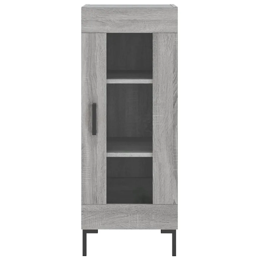 Buffet Sonoma gris 34,5x34x90 cm Bois d'ingénierie - 5