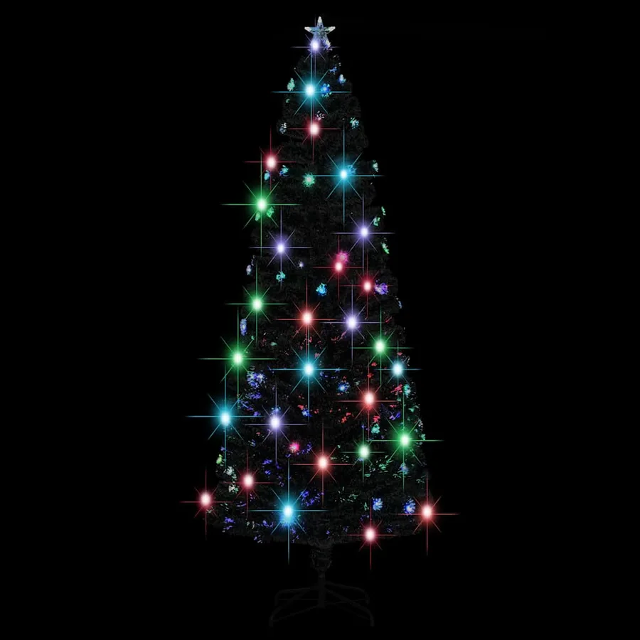 Arbre de Noël pré-éclairé avec support et LED 240 cm fibre optique - 3