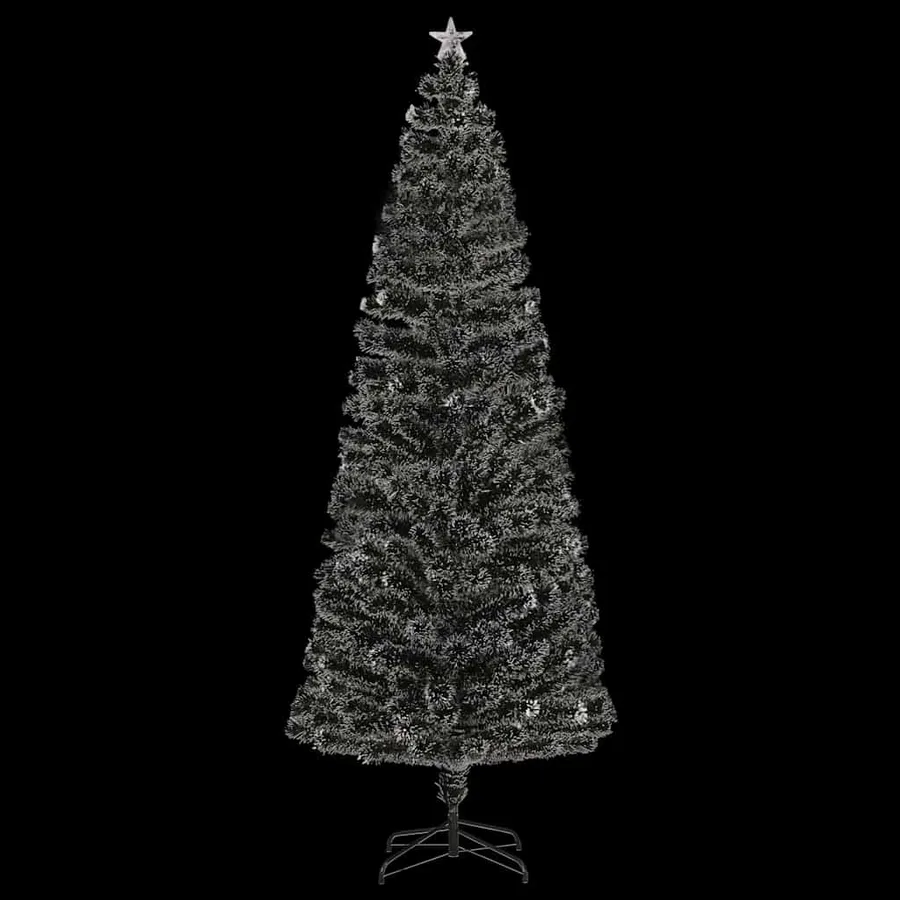 Arbre de Noël pré-éclairé avec support et LED 240 cm fibre optique - 4