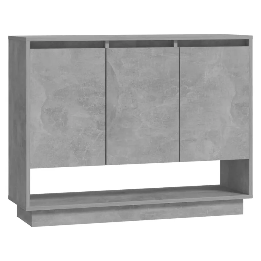 Buffet Gris béton 97x31x75 cm Bois d'ingénierie - 2