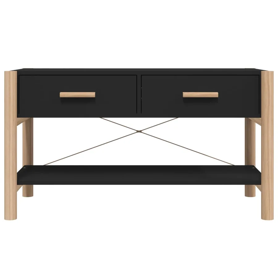 Meuble TV Noir 82x38x45 cm Bois d'ingénierie - 5
