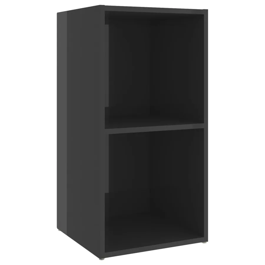 Meubles TV 4 pcs Gris brillant 72x35x36,5 cm Bois d'ingénierie - 6