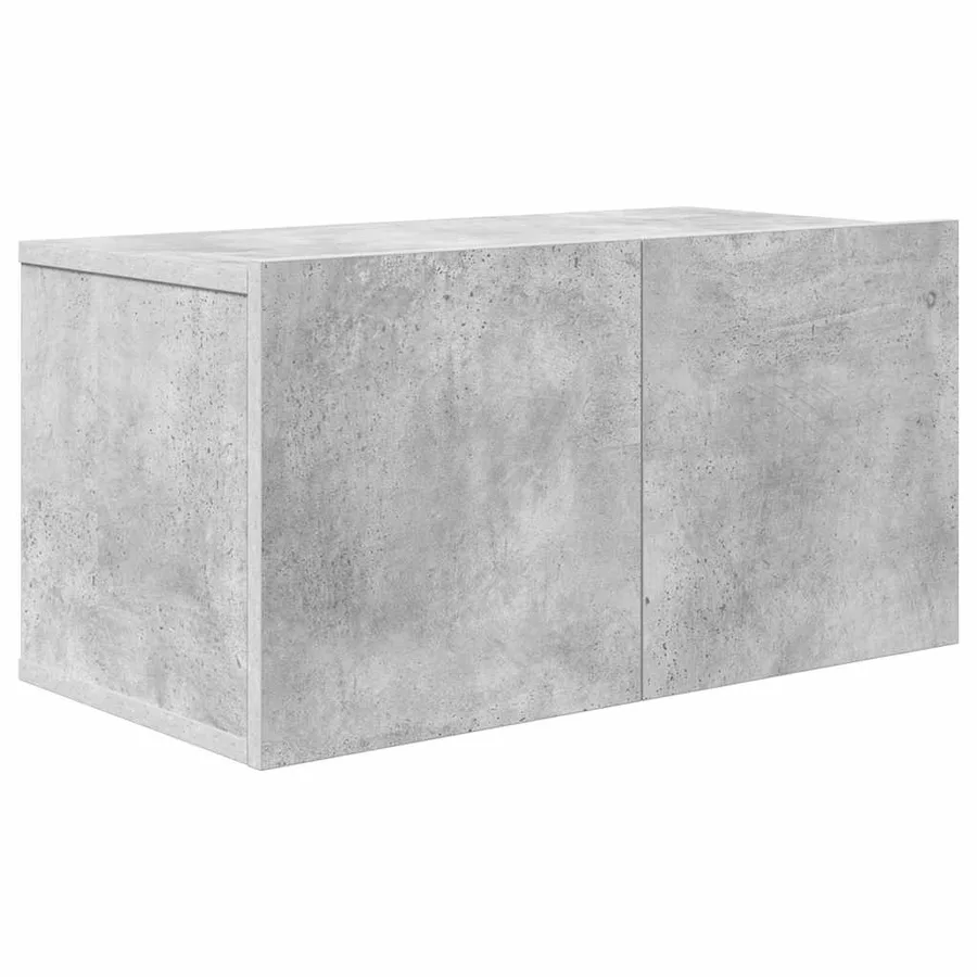 Ensemble de meubles TV 10 pcs Gris béton Bois d'ingénierie - 4