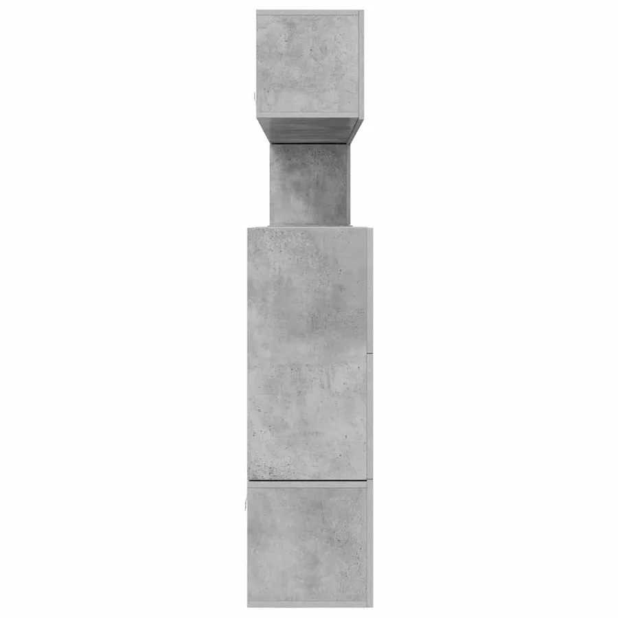 Ensemble de meubles TV 10 pcs Gris béton Bois d'ingénierie - 7