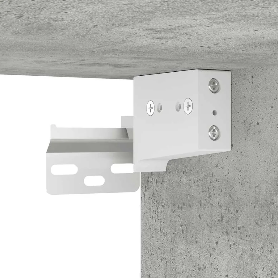 Ensemble de meubles TV 10 pcs Gris béton Bois d'ingénierie - 9