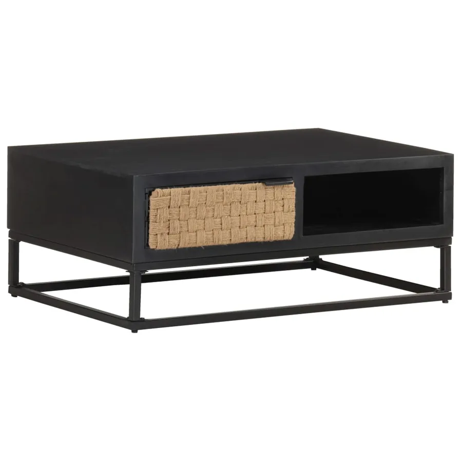 Table basse 90x60x35 cm Bois de manguier massif - 10