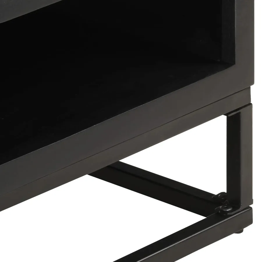 Table basse 90x60x35 cm Bois de manguier massif - 6