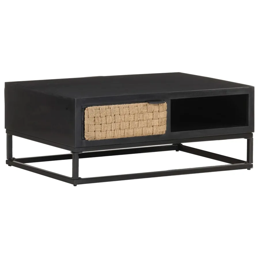 Table basse 90x60x35 cm Bois de manguier massif - 8