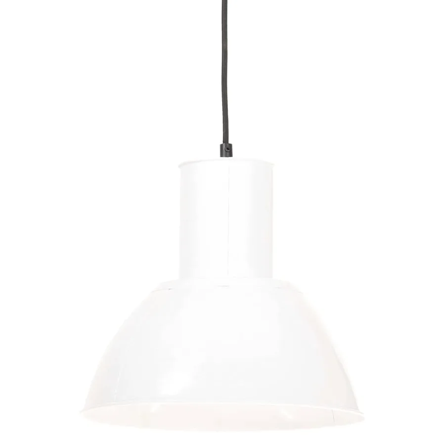 Lampe suspendue 25 W Blanc Rond 28,5 cm E27 - 2