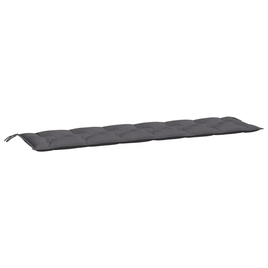Coussins de banc de jardin lot de 2 anthracite tissu Oxford - 4
