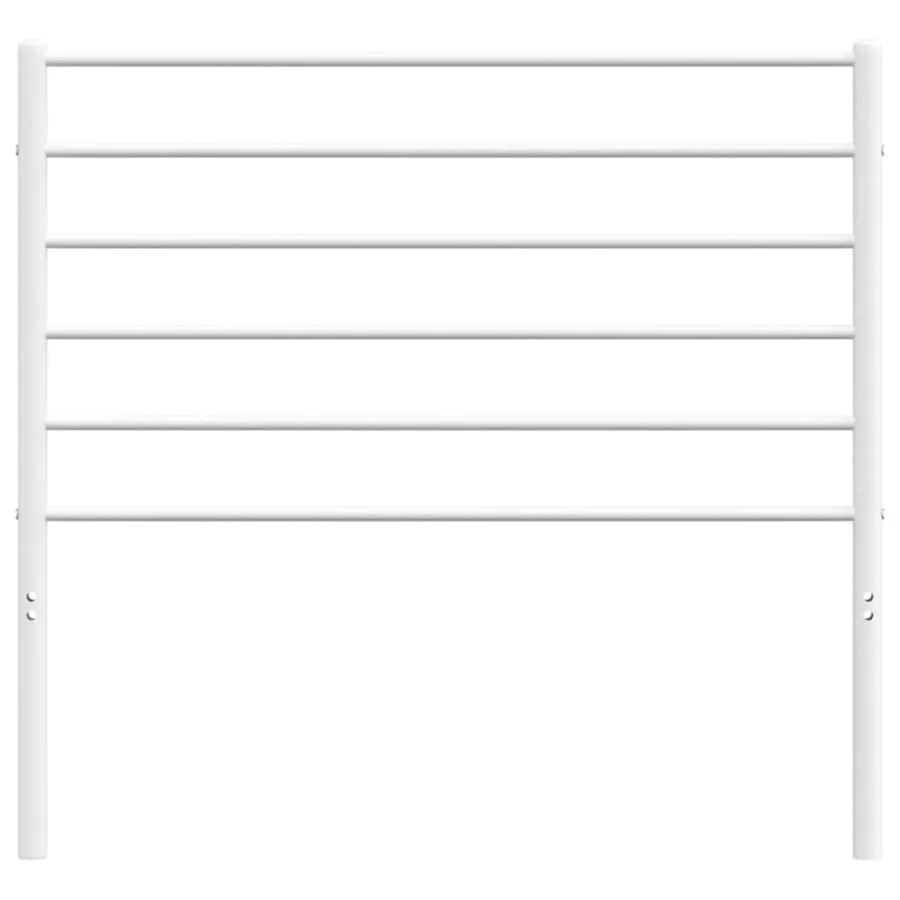 Tête de lit de remplacement métal blanc 100 cm - 4