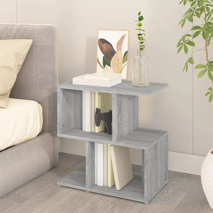 Table de chevet 2pcs Sonoma gris 50x30x51,5cm Bois d'ingénierie - 3