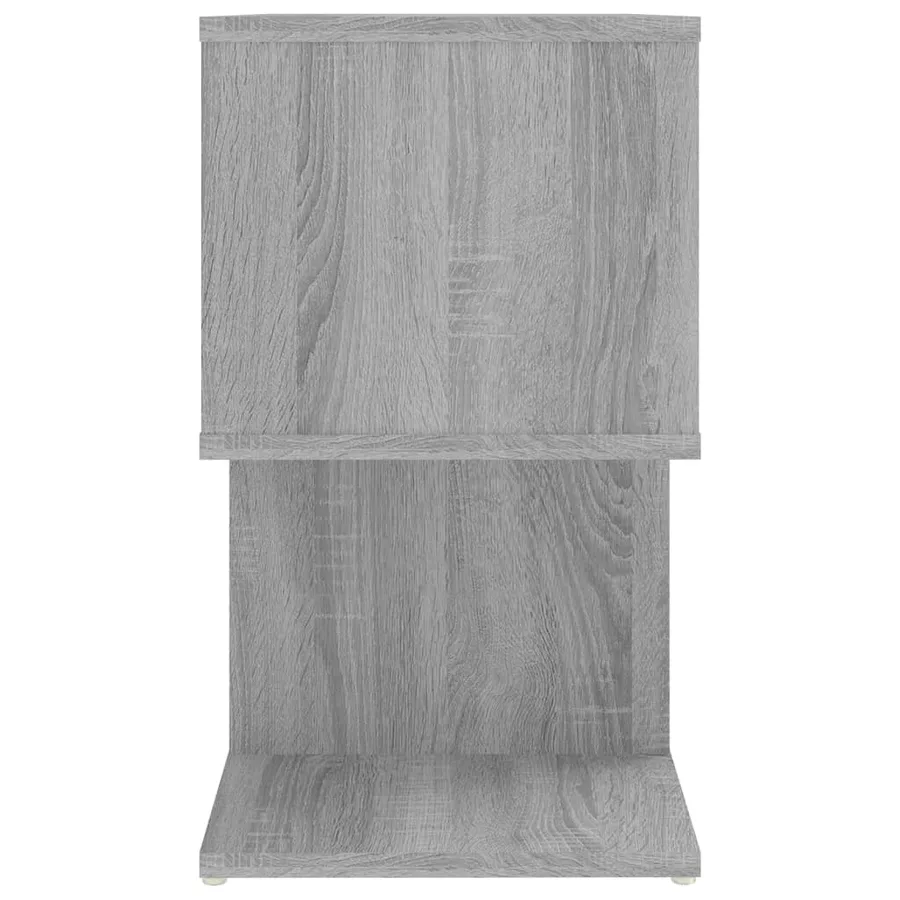 Table de chevet 2pcs Sonoma gris 50x30x51,5cm Bois d'ingénierie - 6
