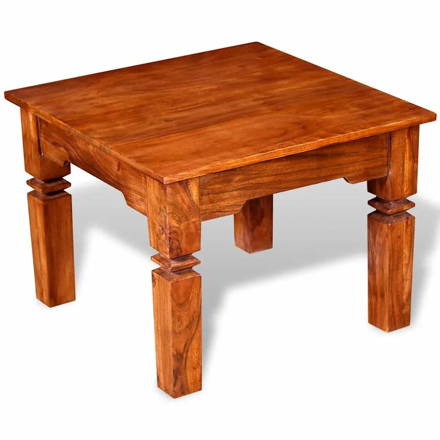 Table basse Bois massif 60x60x45 cm - 2