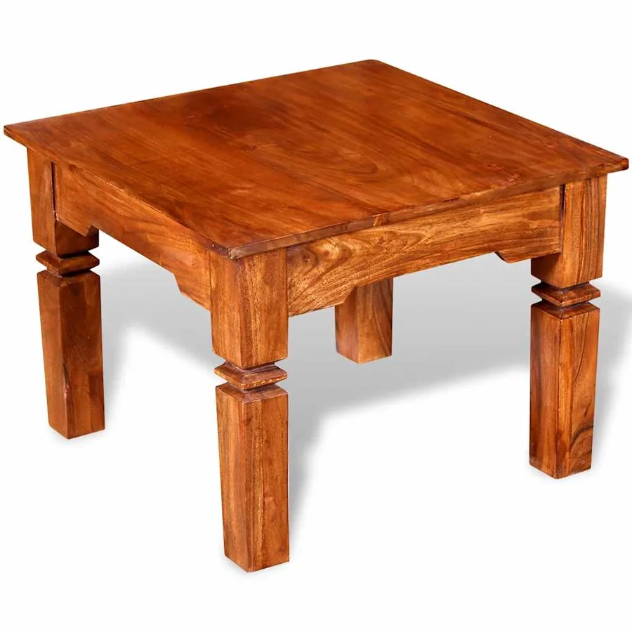 Table basse Bois massif 60x60x45 cm - 3