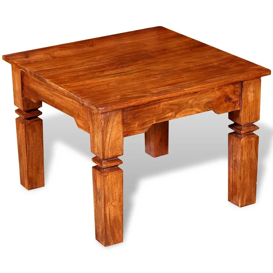 Table basse Bois massif 60x60x45 cm - 5