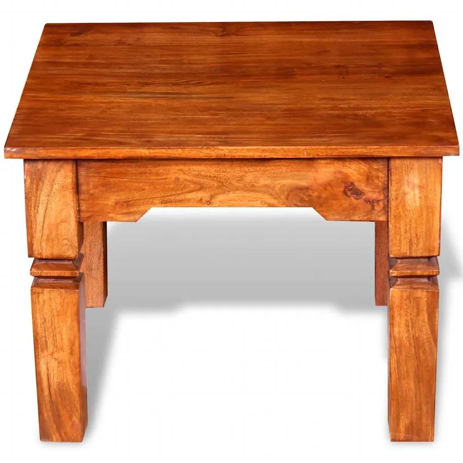Table basse Bois massif 60x60x45 cm - 6