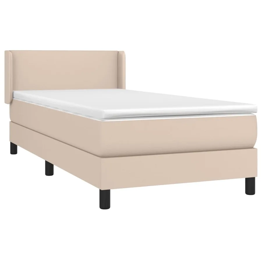 Sommier à lattes de lit avec matelas Cappuccino 80x200 cm - 3