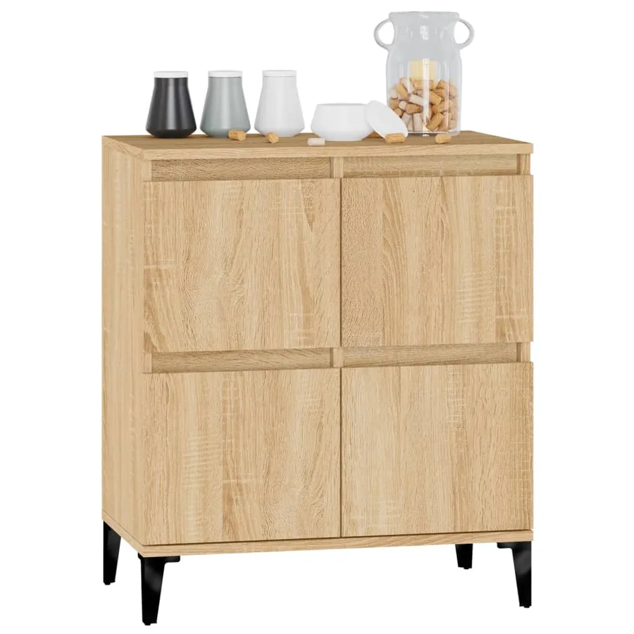 Buffet Chêne sonoma 60x35x70 cm Bois d'ingénierie - 4