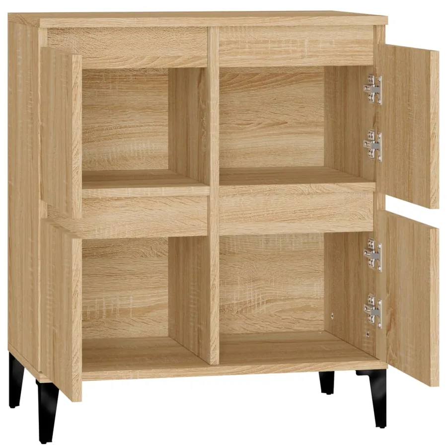 Buffet Chêne sonoma 60x35x70 cm Bois d'ingénierie - 8
