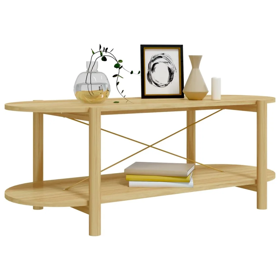 Table basse 110x48x40 cm Bois d'ingénierie - 4