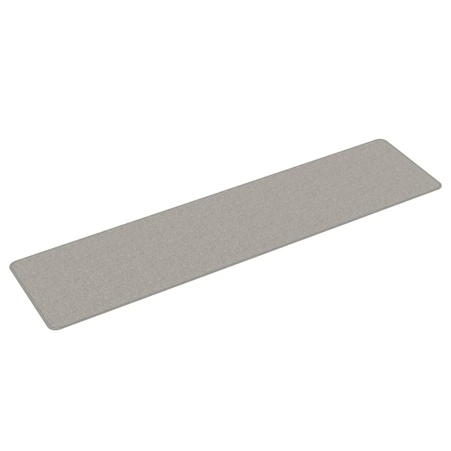 Tapis de couloir aspect sisal platina 50x200 cm - 2