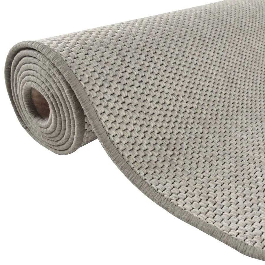 Tapis de couloir aspect sisal platina 50x200 cm - 5