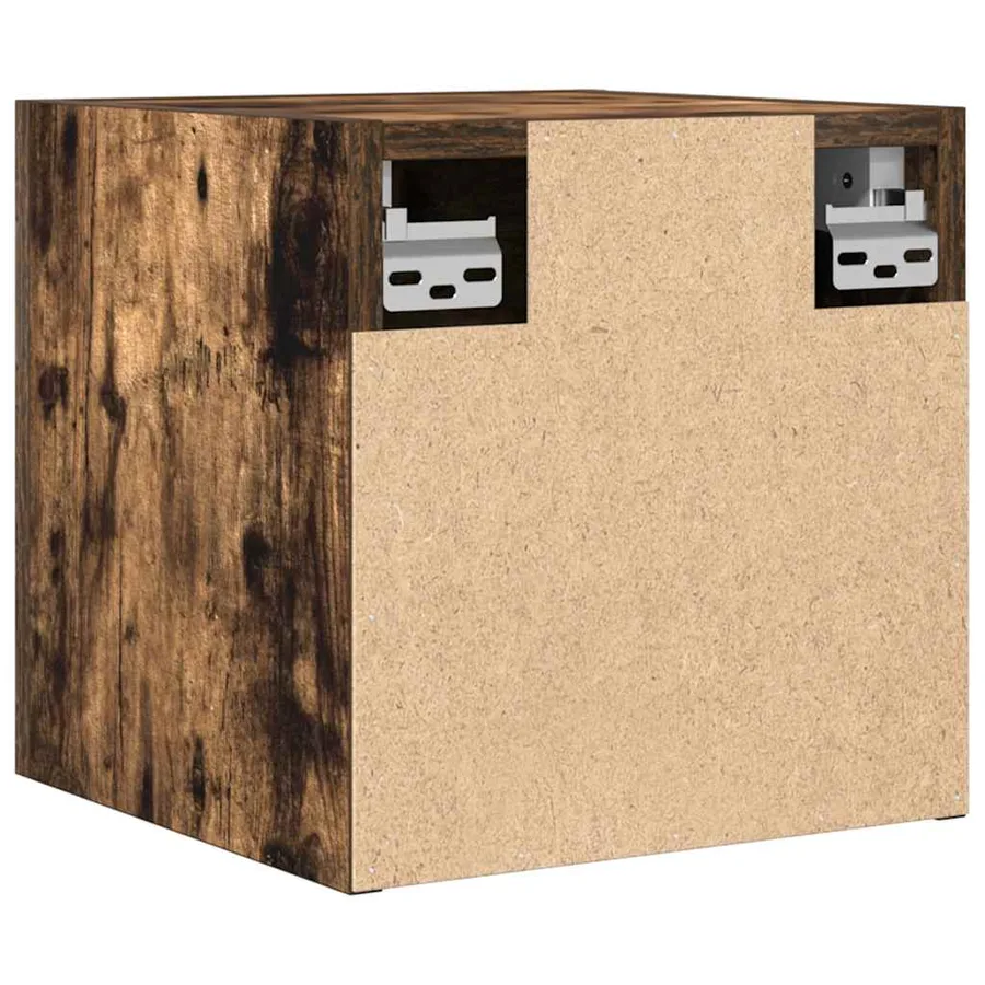 Meubles TV muraux 2 pcs Chêne fumé 30,5x30x30 cm - 8