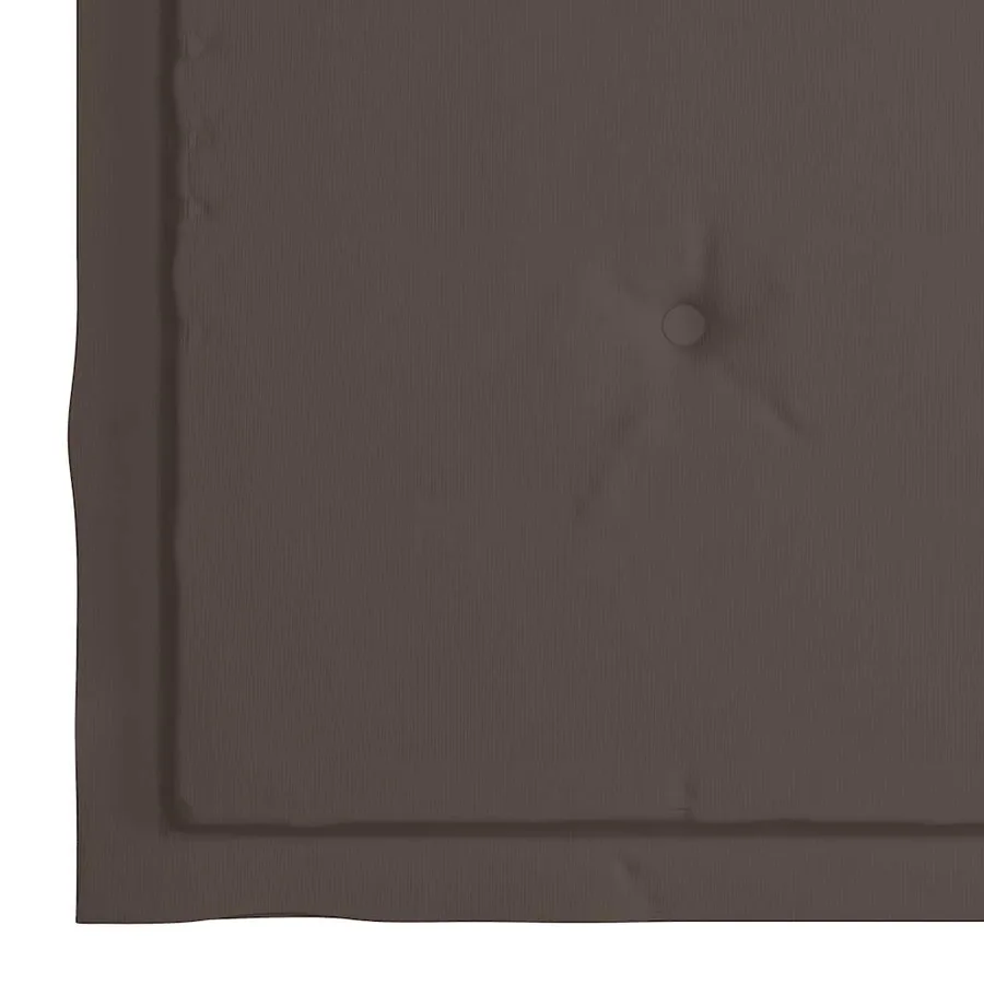 Chaises de jardin empilables avec coussins lot de 4 Teck solide - 10