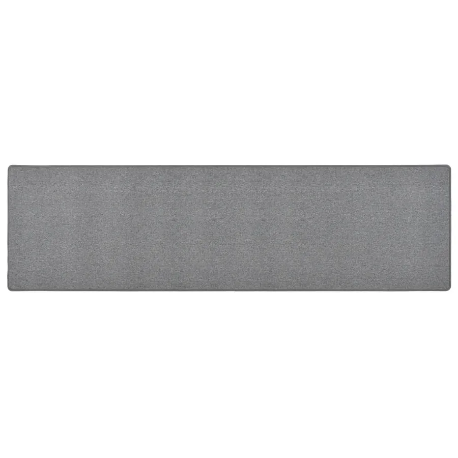 Tapis de couloir Gris foncé 50x200 cm