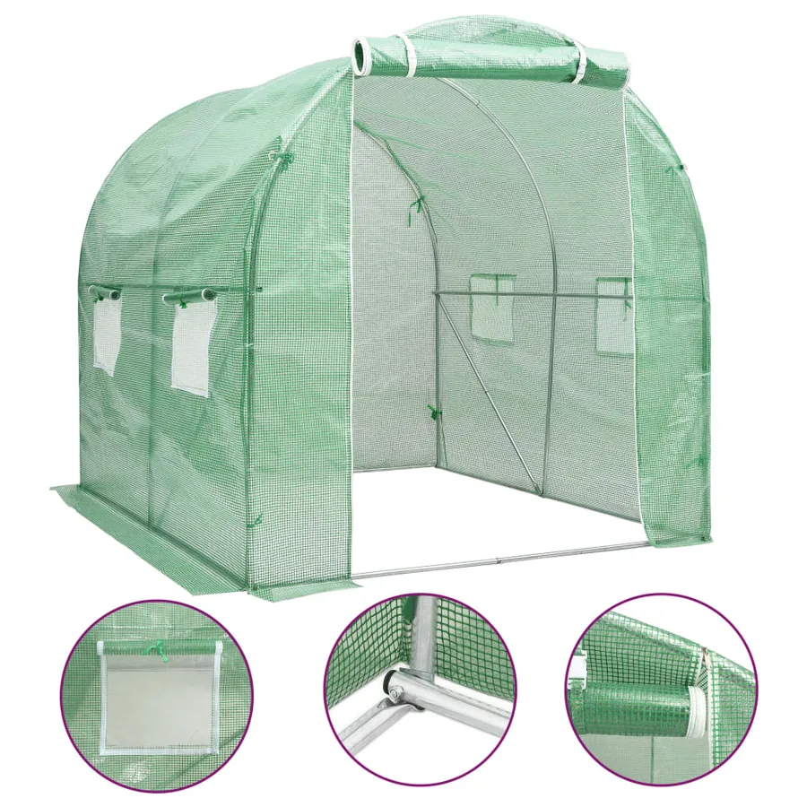 Serre 4 m² 2x2x2 m