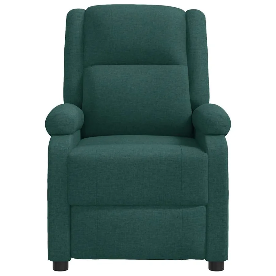 Fauteuil inclinable Vert foncé Tissu - 3