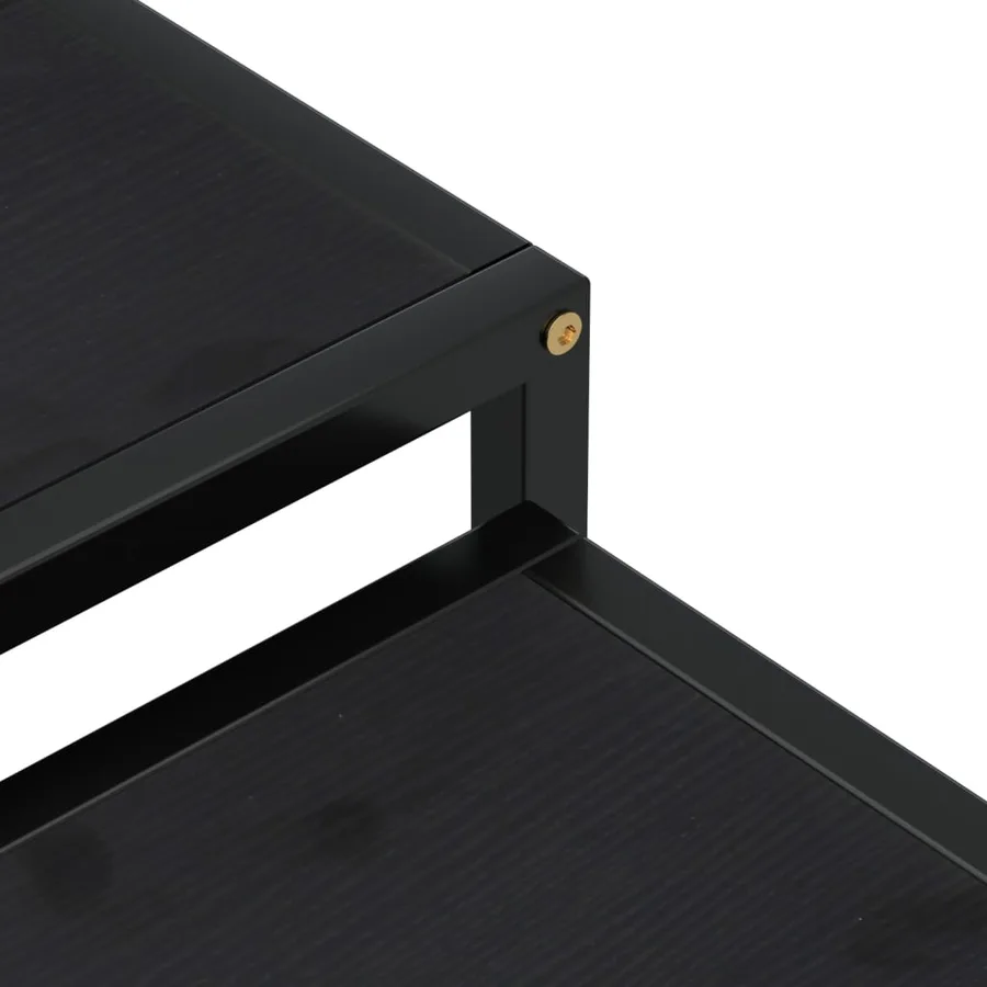 Tables à thé 2 pcs MDF Noir - 6