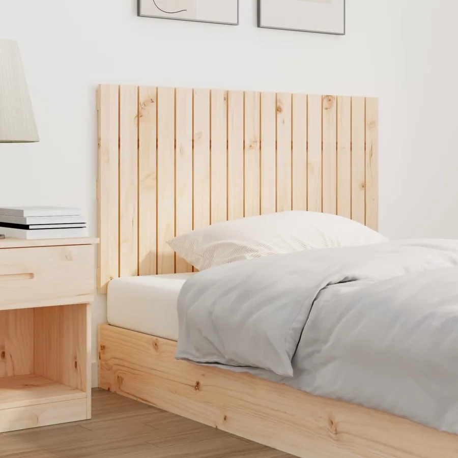 Tête de lit murale 108x3x60 cm Bois massif de pin - 3