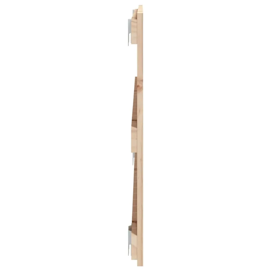 Tête de lit murale 108x3x60 cm Bois massif de pin - 5
