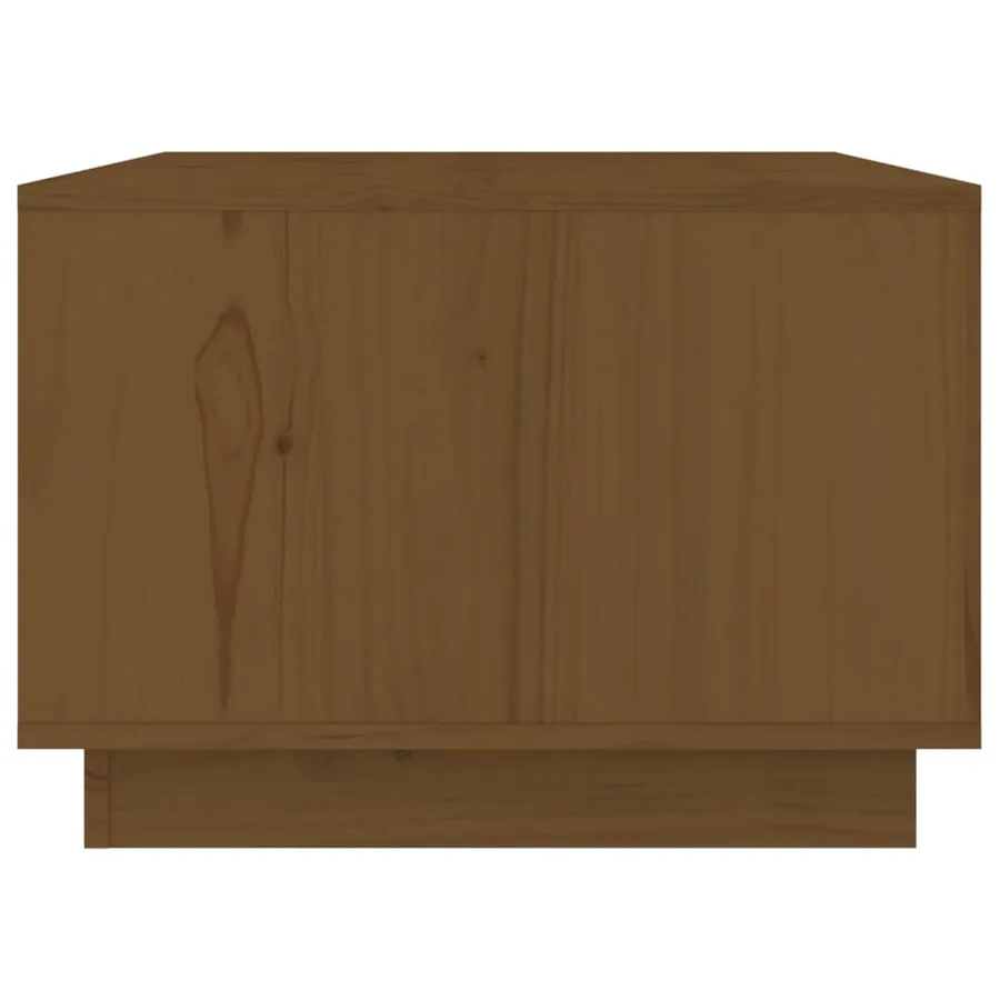 Table basse Marron miel 80x50x35 cm Bois massif de pin - 7
