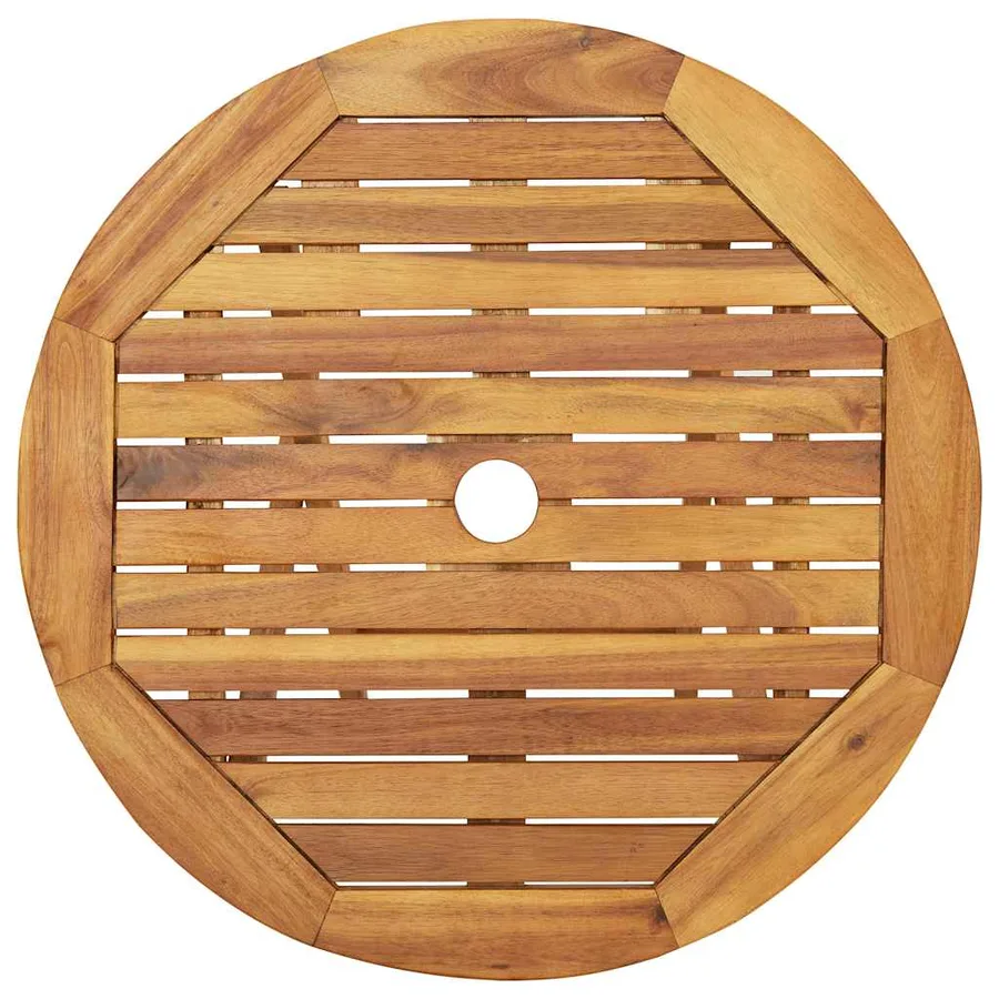 Mobilier de bistro pliable 3 pcs Bois d'acacia solide - 5