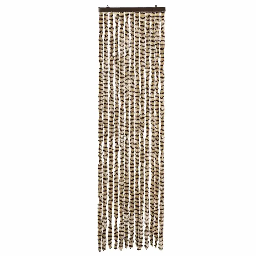 Moustiquaire Beige et marron 56x185 cm Chenille - 3