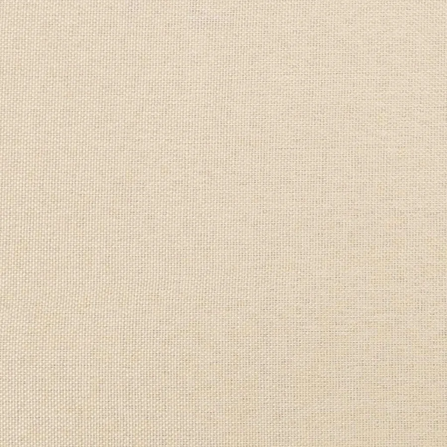 Cadre de lit sans matelas crème 100x200 cm tissu - 8