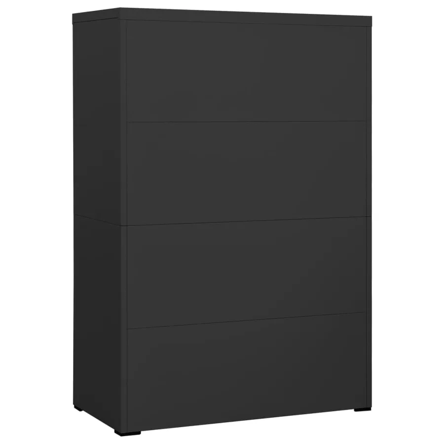 Classeur Anthracite 90x46x134 cm Acier - 4