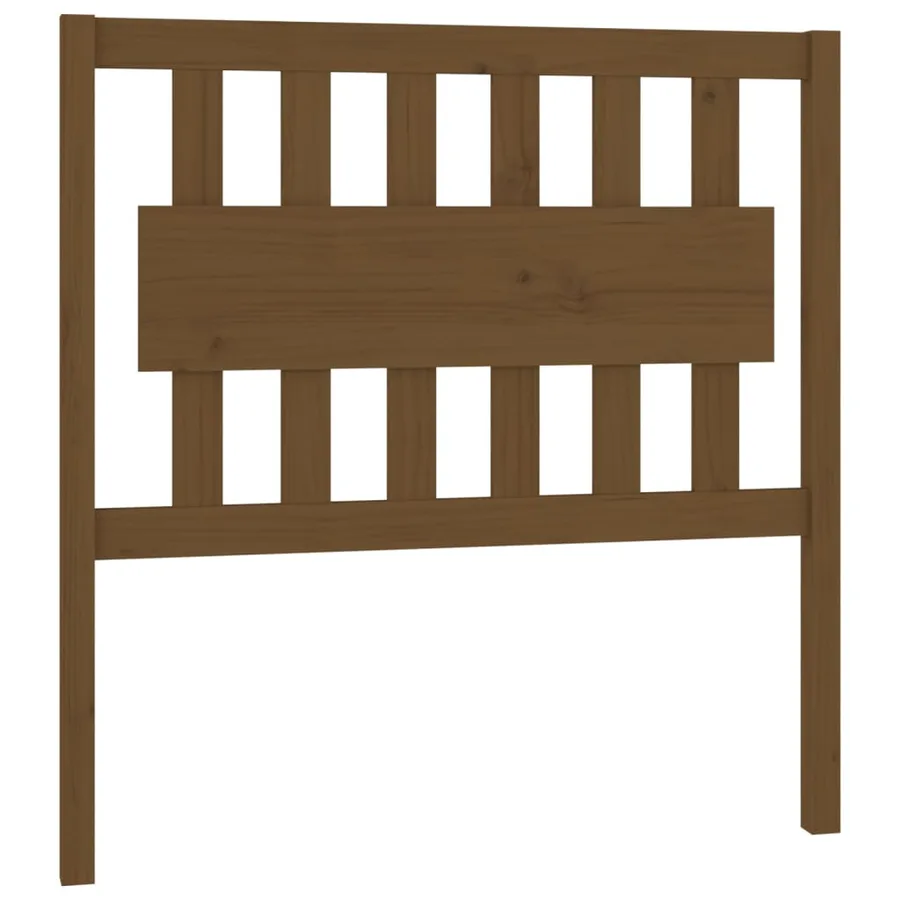 Tête de lit Marron miel 95,5x4x100 cm Bois massif de pin - 2