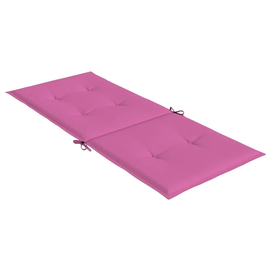 Coussins de chaise à dossier haut lot de 6 rose tissu - 6