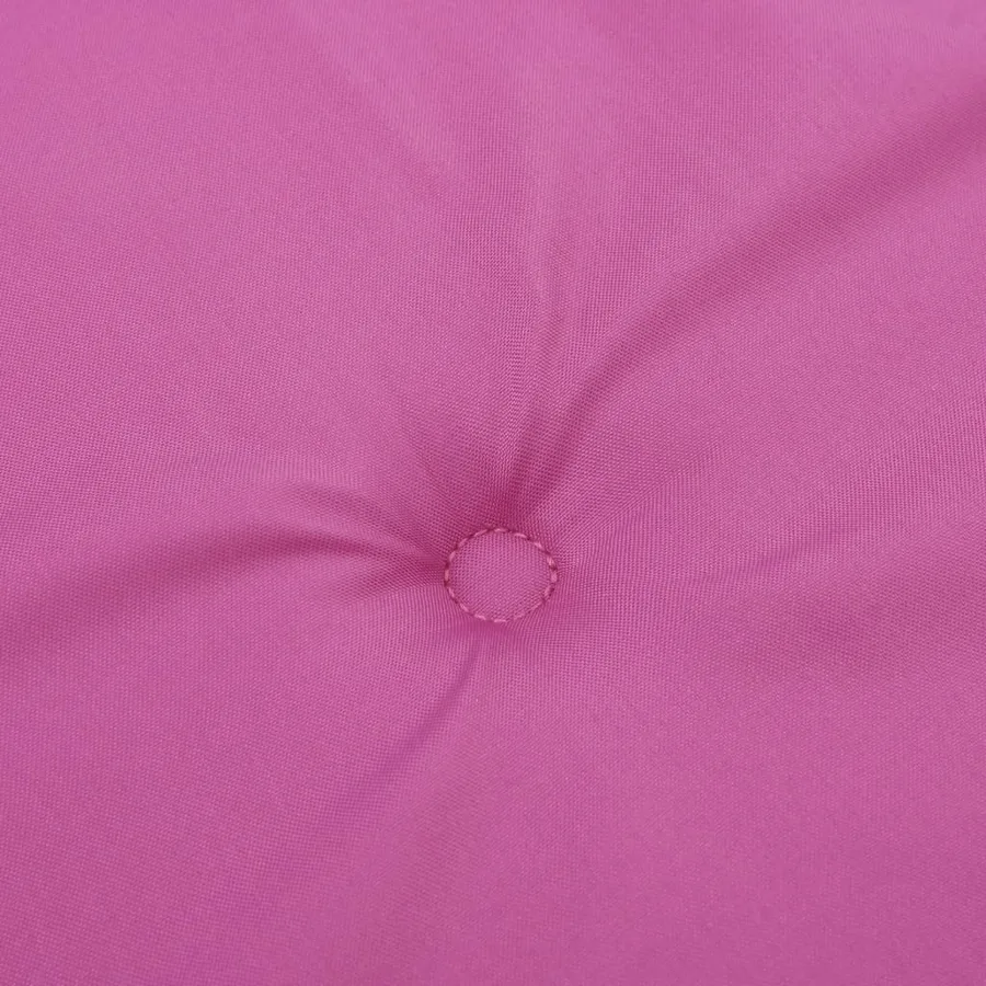 Coussins de chaise à dossier haut lot de 6 rose tissu - 8