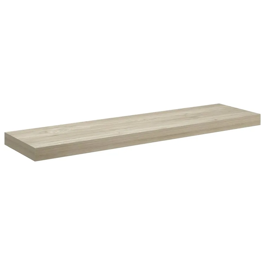 Étagères murales flottantes 2 pcs chêne 90x23,5x3,8 cm MDF - 6