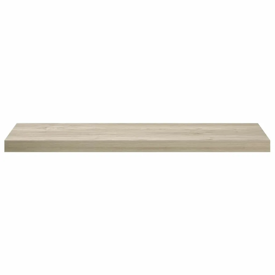 Étagères murales flottantes 2 pcs chêne 90x23,5x3,8 cm MDF - 7