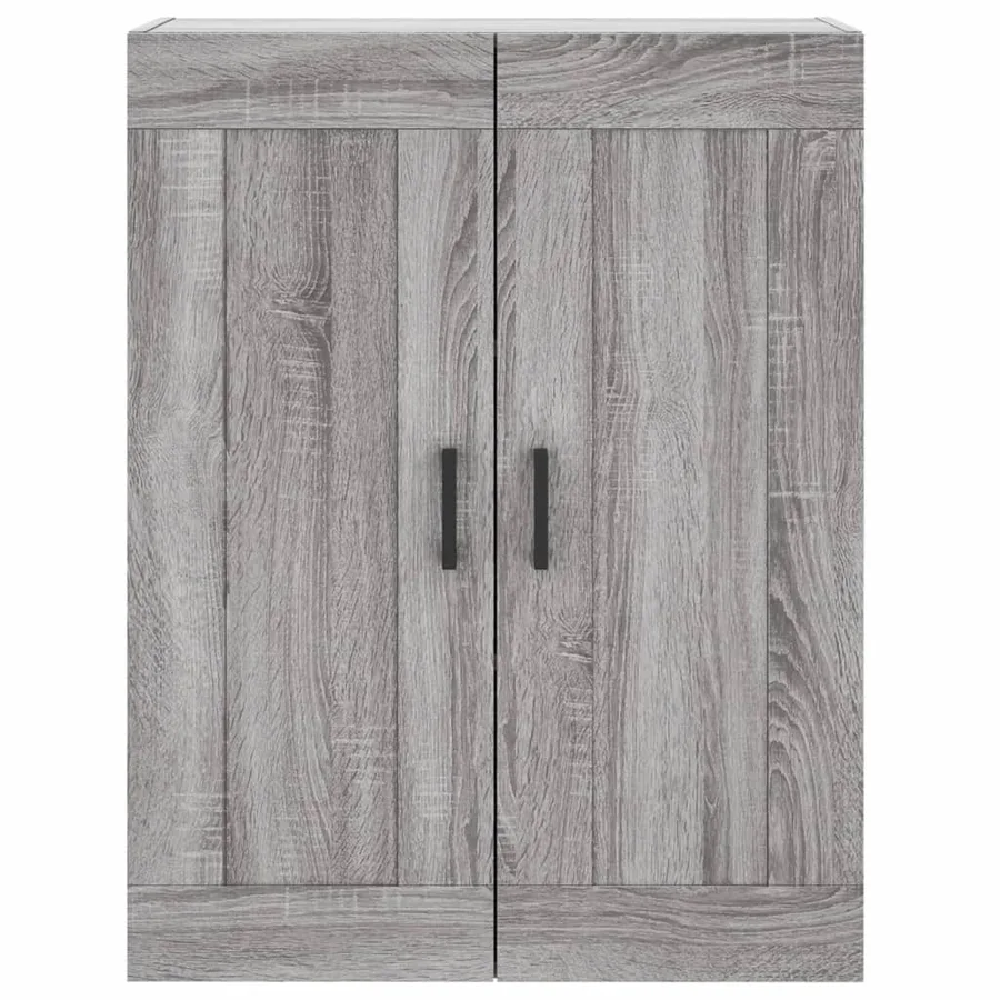 Buffet haut Sonoma gris 69,5x34x180 cm Bois d'ingénierie - 6